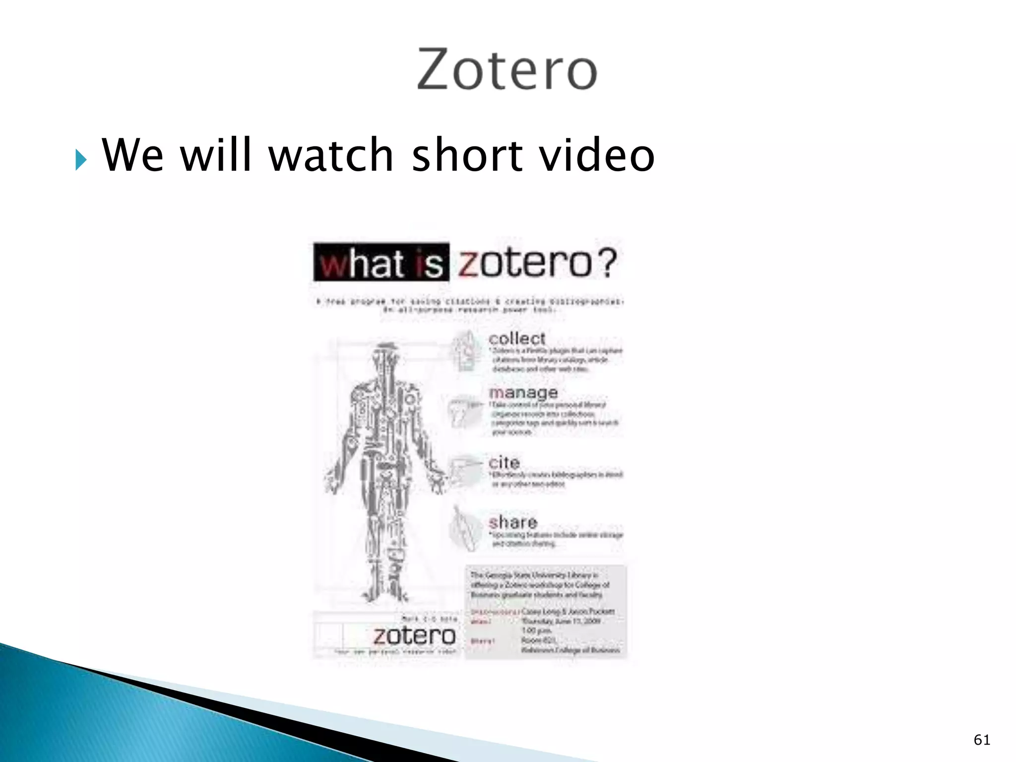    We will watch short video




                                61
 