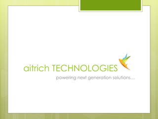 aitrich TECHNOLOGIES ,[object Object]