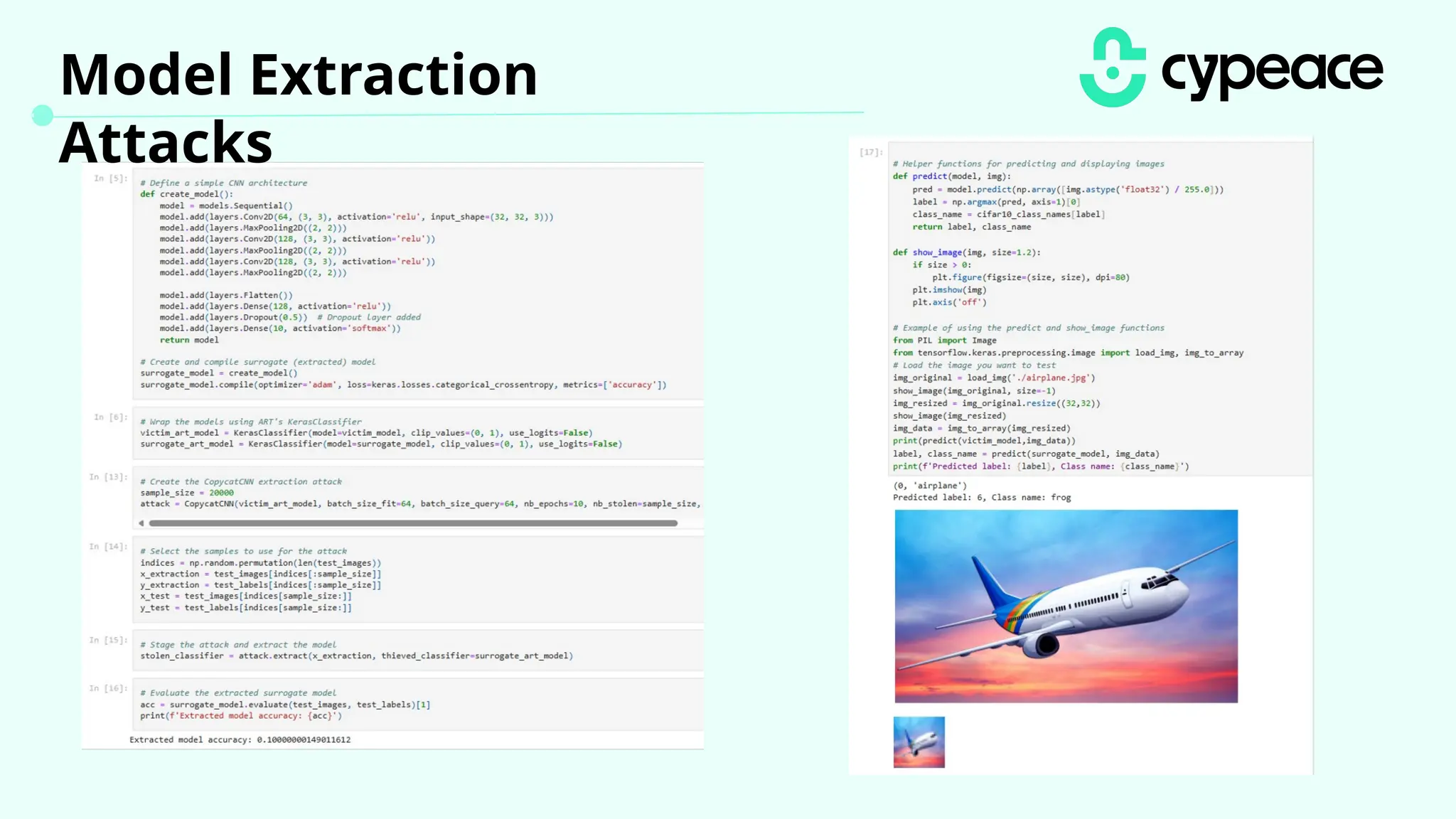 Model Extraction
Attacks
 