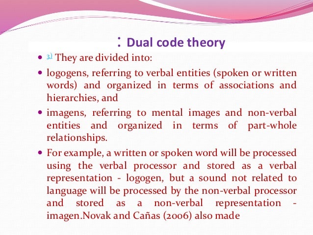 Aittpavio's dual coding theory