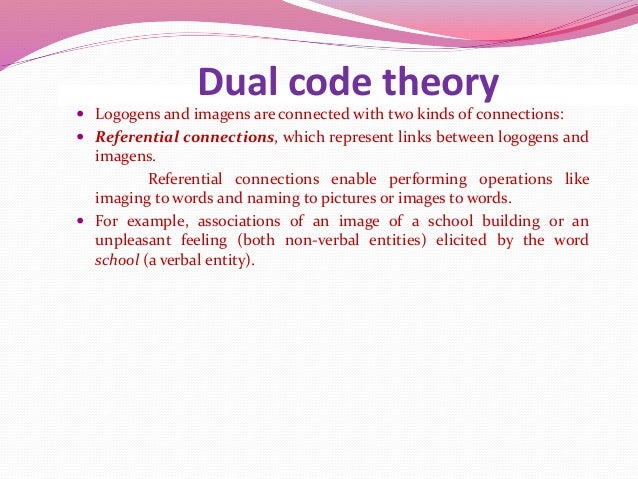 Aittpavio's dual coding theory