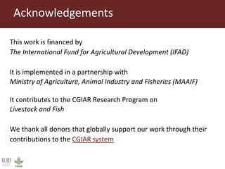 Value chain actors’ practices associated with the spread of African swine fever disease in smallholder pig systems in Uganda