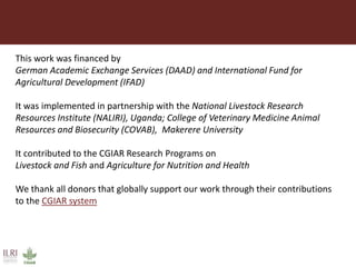 Taenia solium cysticercosis: Risk factors, perceptions and practices in smallholder pig production systems in Uganda