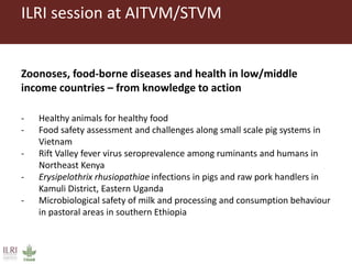 Healthy animals for healthy food