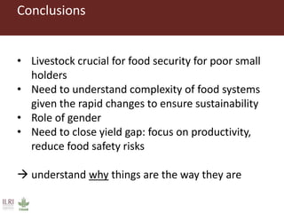 Healthy animals for healthy food