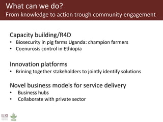 Healthy animals for healthy food