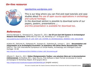 On-line resource

                            opentechne.wordpress.com

                            This is our blog where...