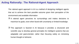 Ration Agent Approach Example Comprehensive Introduction to Artificial Intelligence and Machine ...