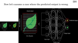 Now let's assume a case where the predicted output is wrong.
 