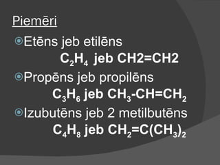 Alkēni. Autore: Aiva Miškovska | PPT