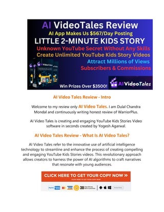 Revolutionize Kids’ Content Creation: Videotales Kid’s AI Storytelling