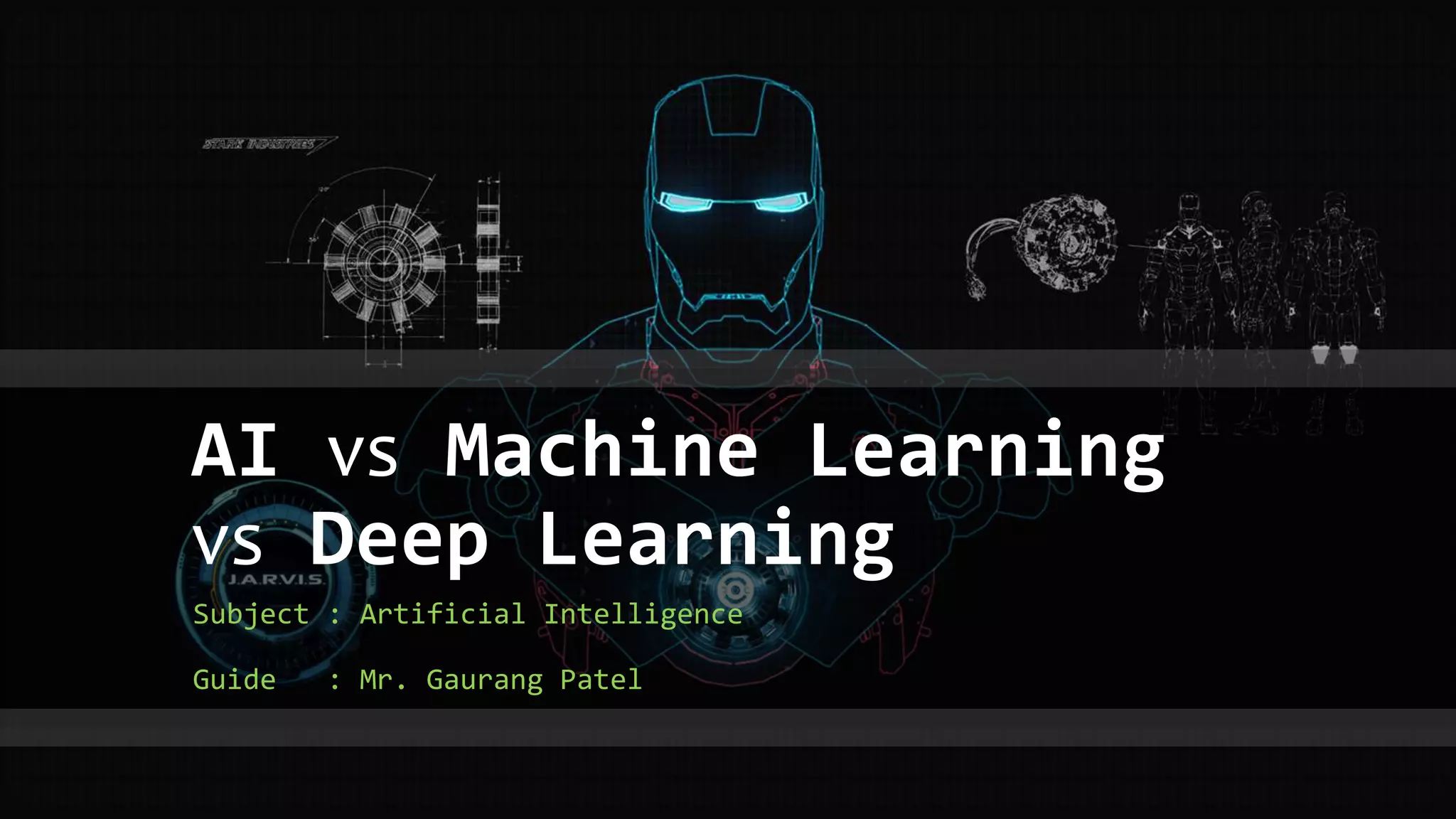 Ai vs machine learning vs deep learning | PPTX