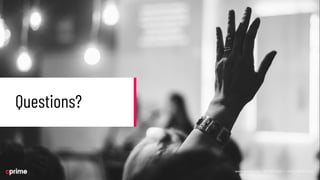 QUESTIONS?
www.cprime.com | 877.800.5221 | +44 (0) 203 811 0424
Questions?
www.cprime.com | 877.800.5221 | +44 (0) 203 811 0424
Questions?
 