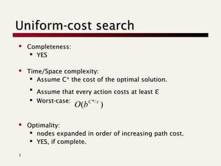 In-Depth Exploration of Uniform-Cost and Depth-First Search Algorithms ...