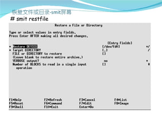 # smit restfile
 