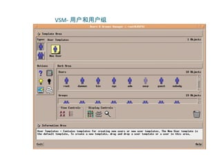 VSM- 用户和用户组
 