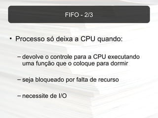 AIX - Gerência de Processos