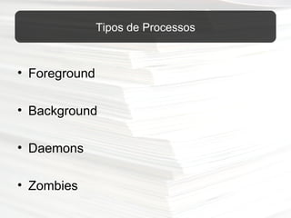 AIX - Gerência de Processos