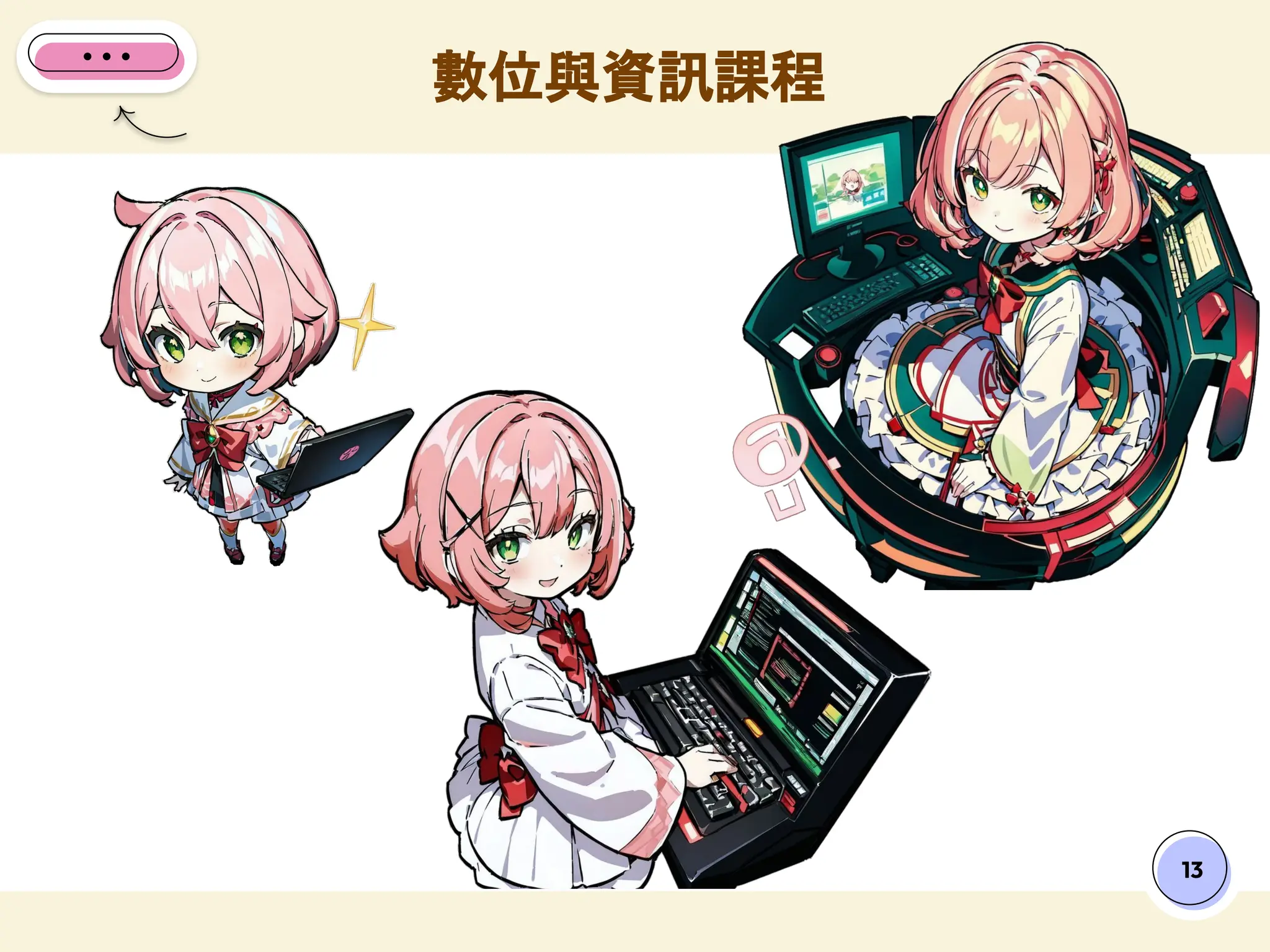 數位與資訊課程
13
 