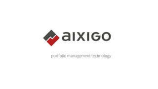 portfolio management technology
 