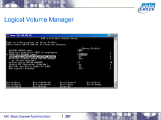 Logical Volume Manager 