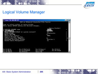 Logical Volume Manager 