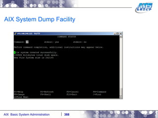 AIX System Dump Facility 