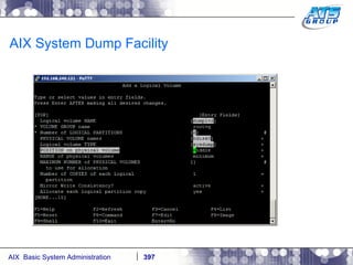 AIX System Dump Facility 