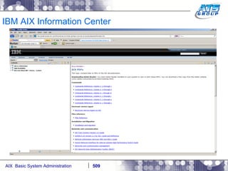 IBM AIX Information Center 