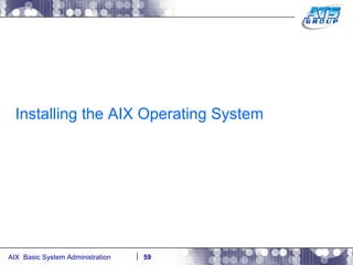 Installing the AIX Operating System 