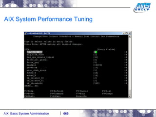 AIX System Performance Tuning 
