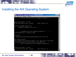 Installing the AIX Operating System 