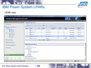 IBM Power System LPARs LPAR view 