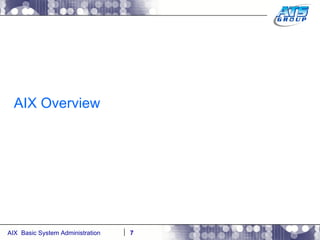 AIX Overview 