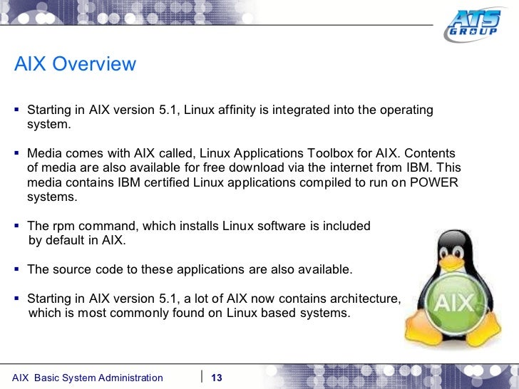 Aix overview