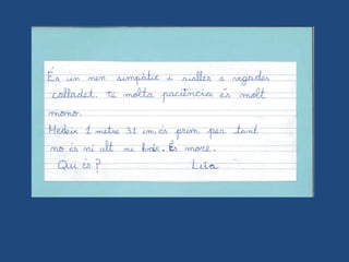 Així sóc... així em veuen.