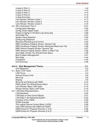 Aix student guide system administrations part 2 problem determination | PDF