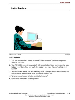 Aix student guide system administrations part 2 problem determination | PDF
