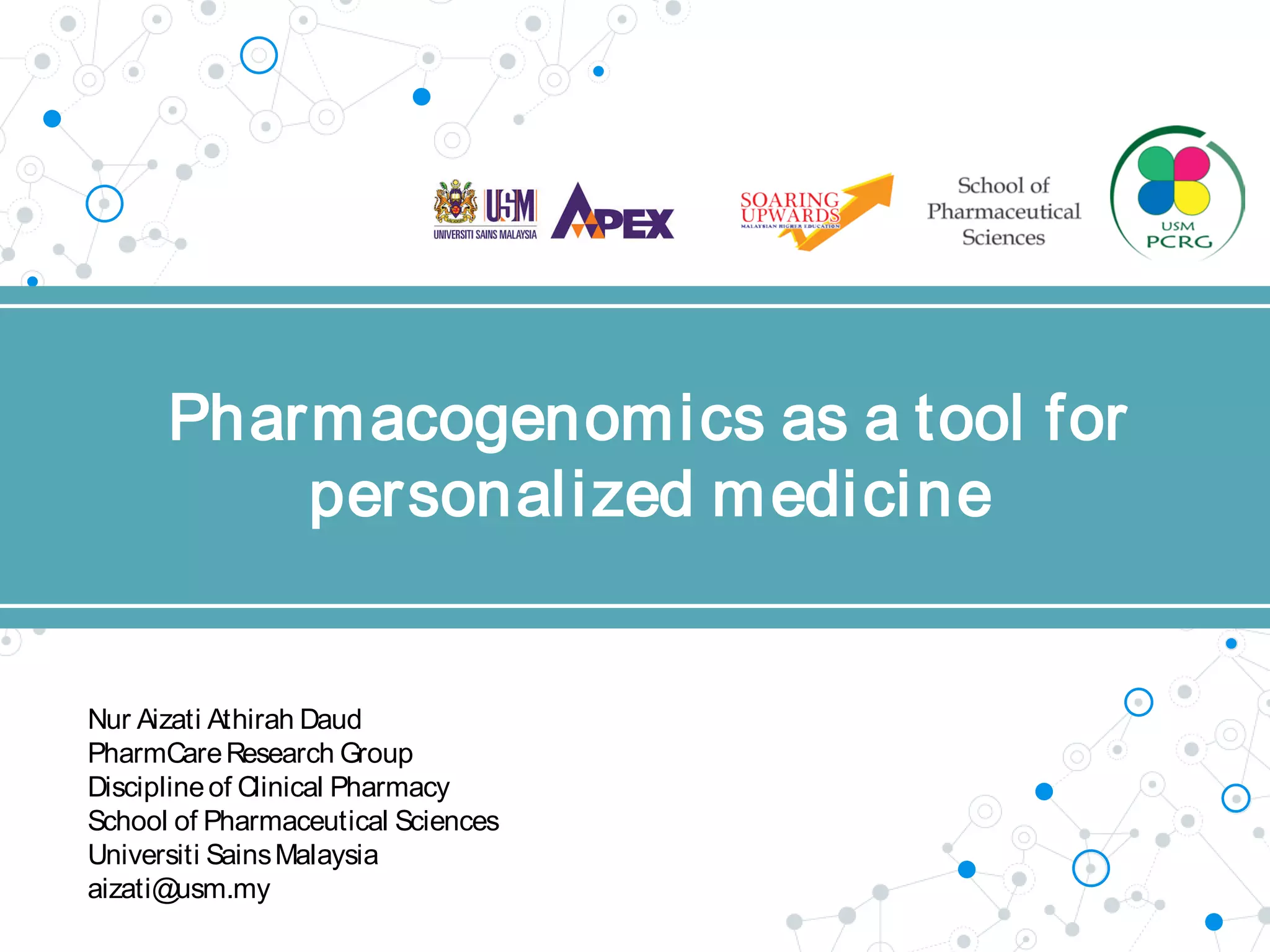 Pharmacogenomics as a tool for Personalized medicine | PDF