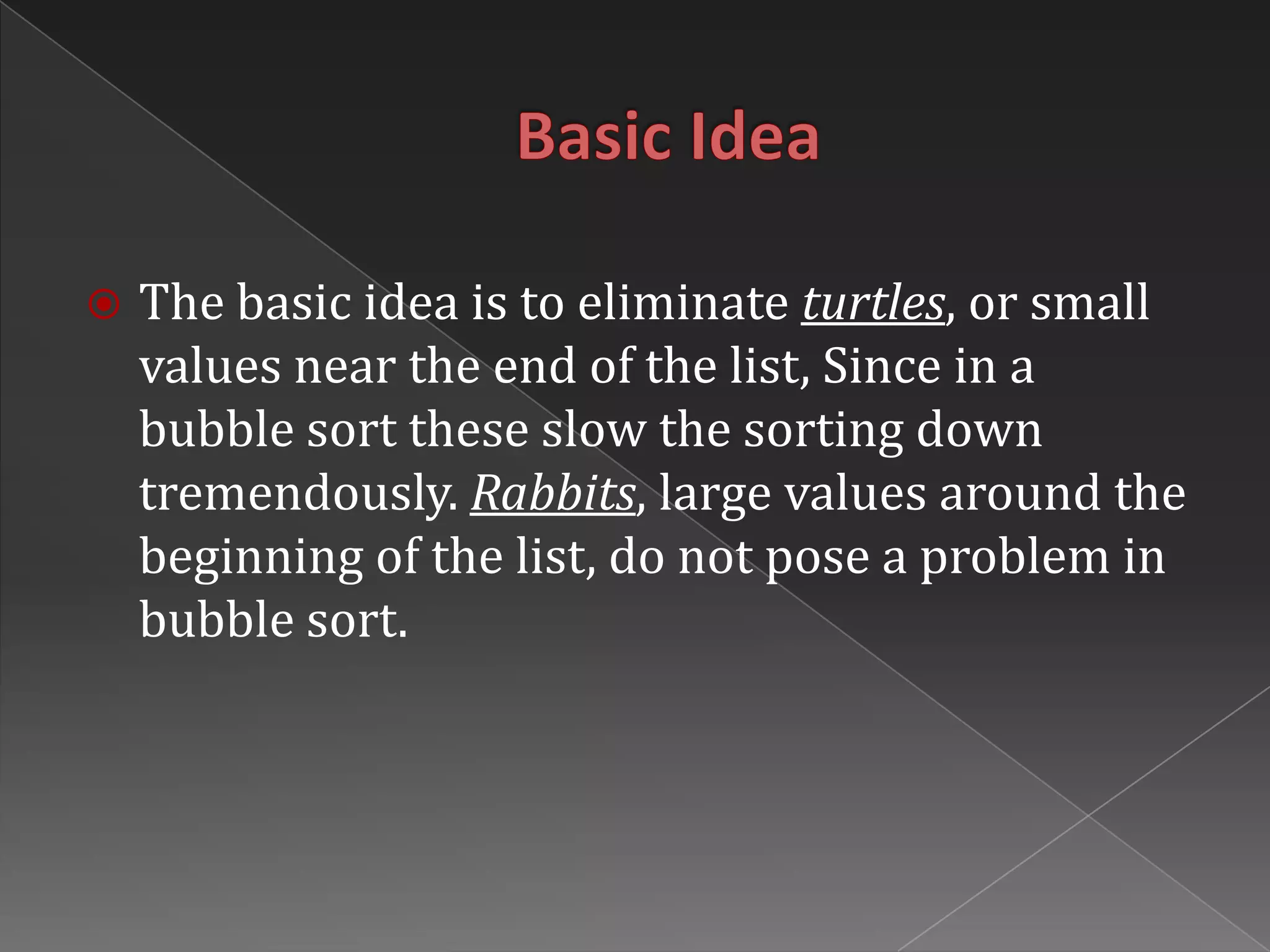 Aizaz comb sort | PPTX