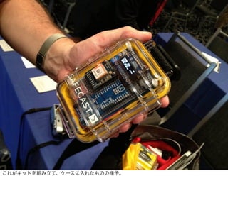 これがキットを組み立て、ケースに入れたものの様子。
 