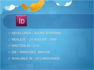 adobe indesign | PPTX