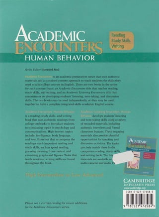 Aj --academic-encounters---human-behaviour