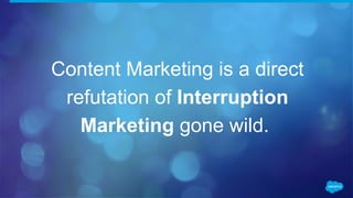 If everyone hates
Interruption Marketing
why does it still exist?
Because it used to work…
 