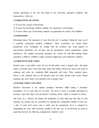 Methods of Dewatering | DOCX