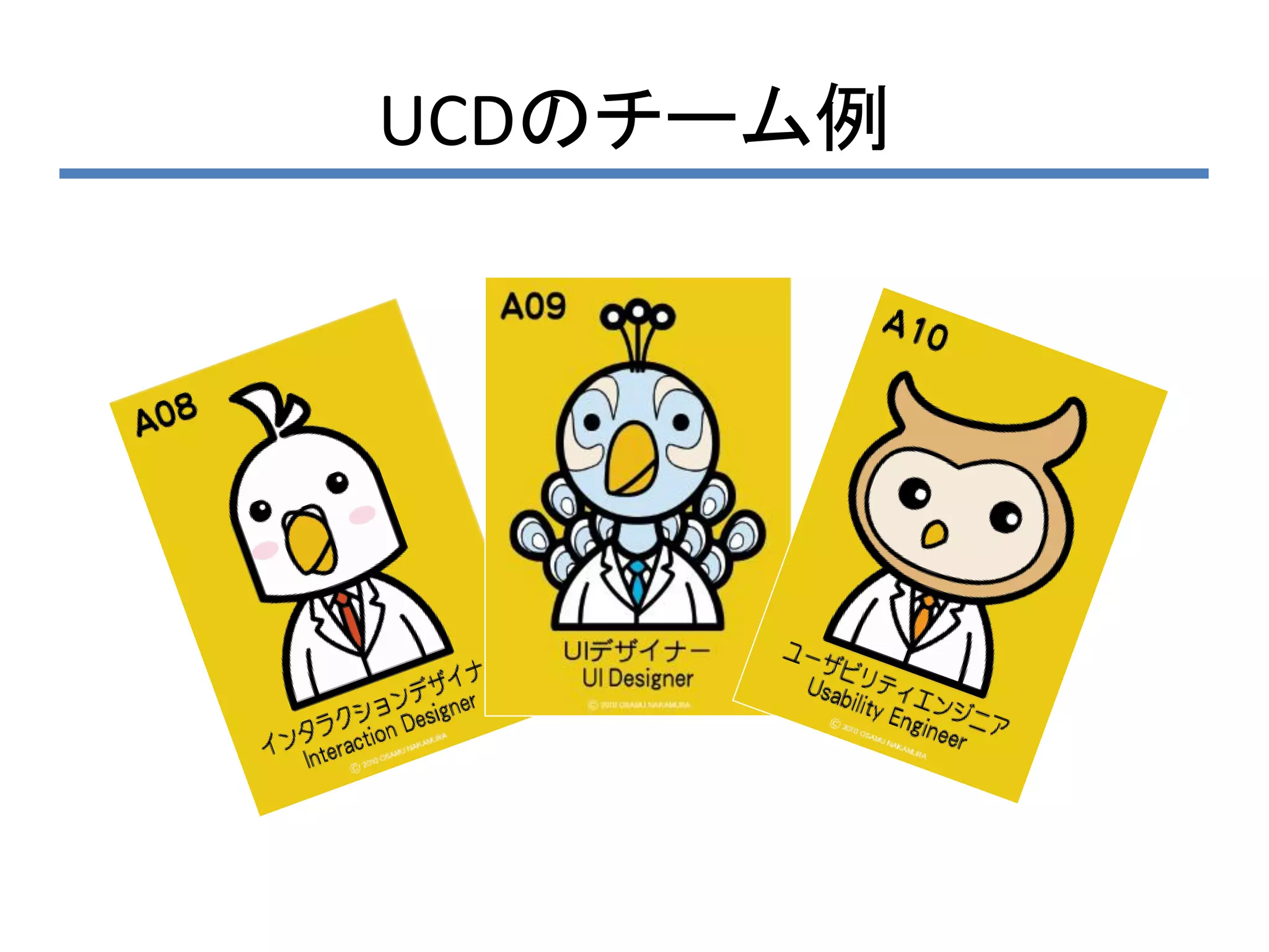 UCDのチーム例
 