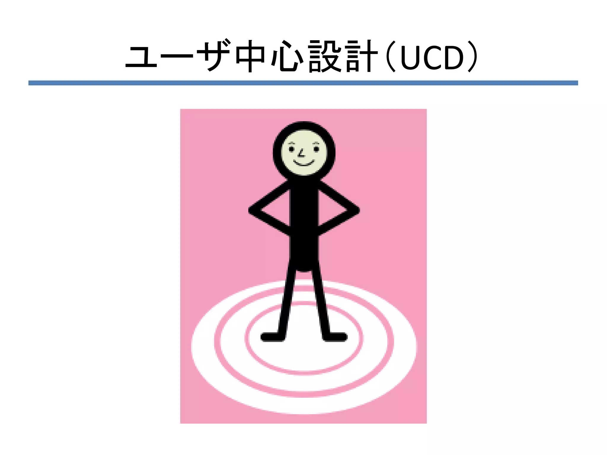 ユーザ中心設計（UCD）
 