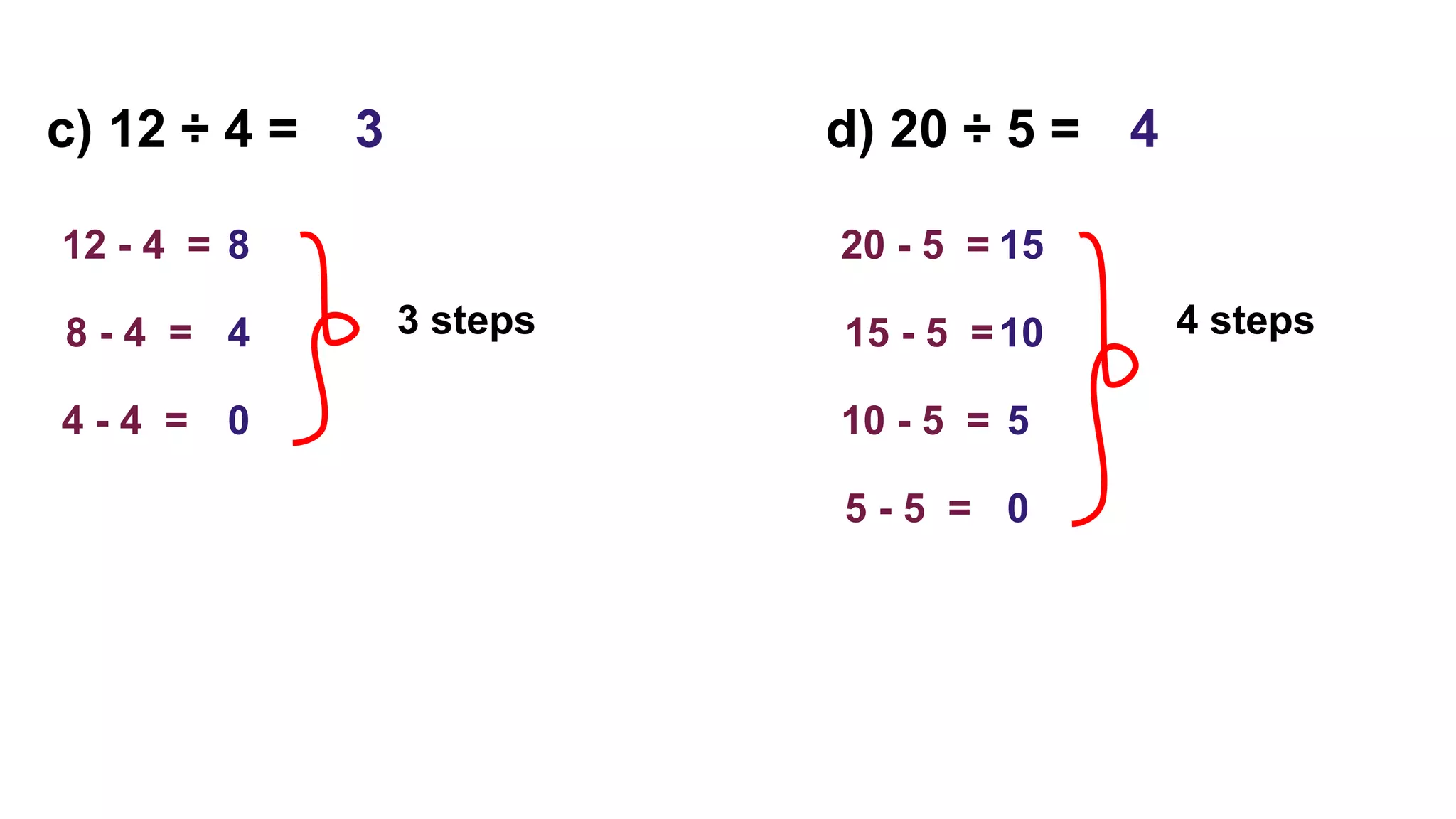 Math class 4 division-_ppt | PDF