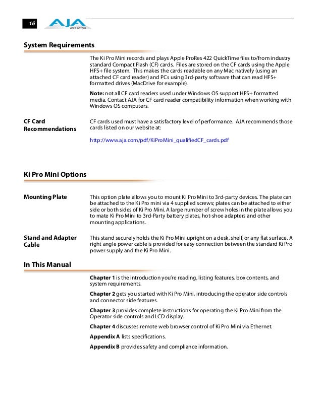 Aja ki pro_mini_manual_v4.1