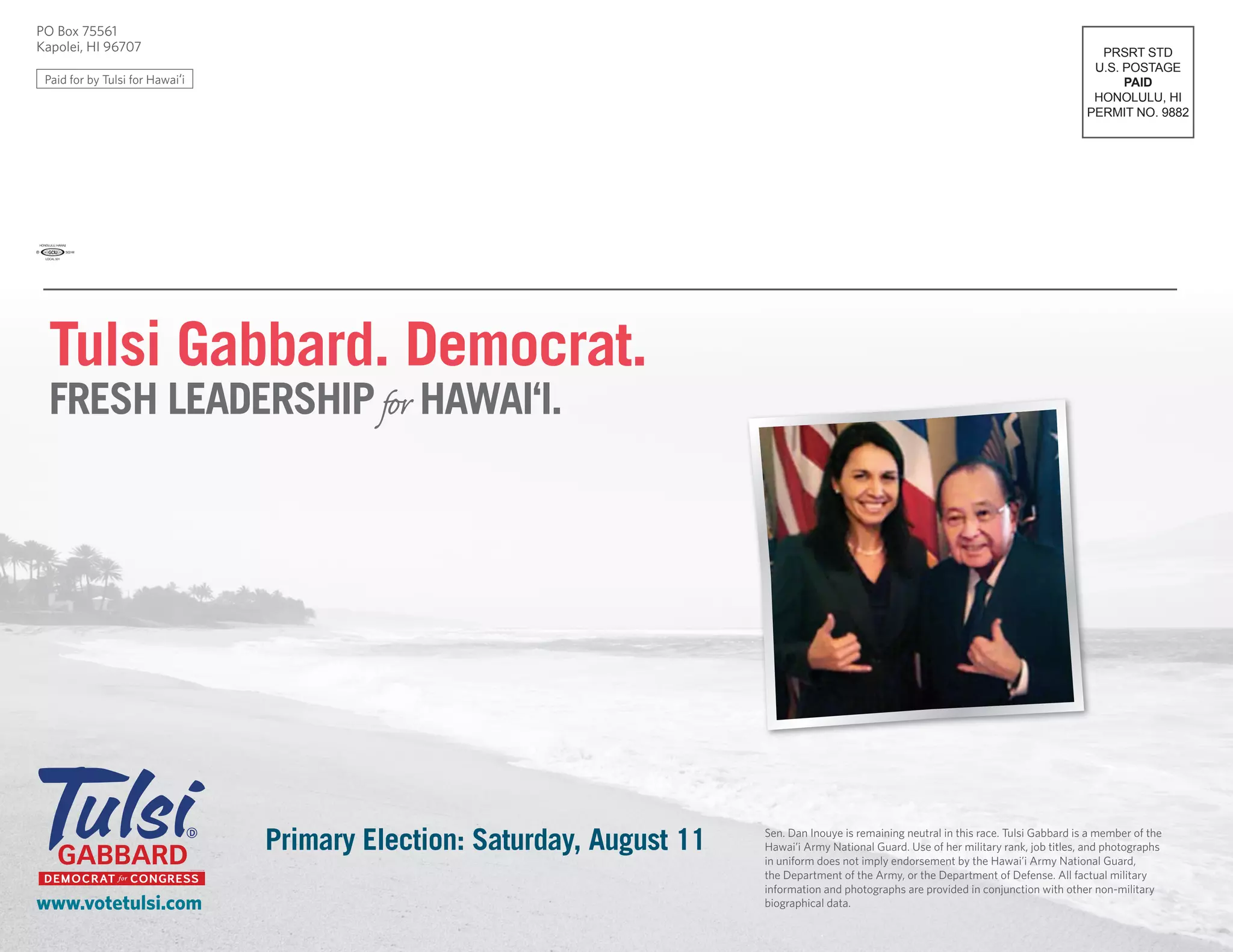 Tulsi Gabbard 442 Mailer | PDF